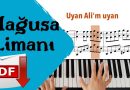 Mağusa Limanı (Piyano Cover – Karaoke – Nota)